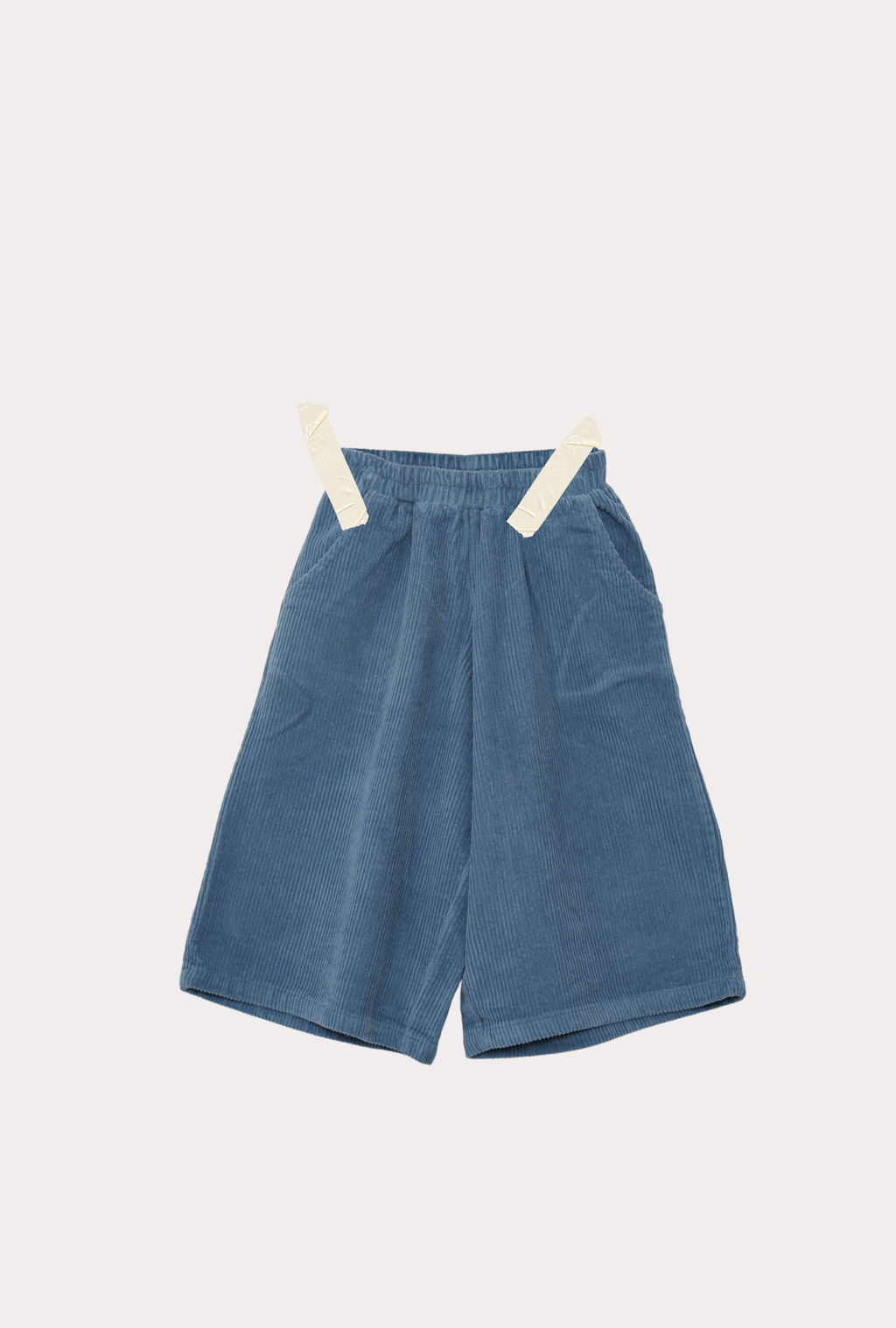 Kids corduroy pants in blue flame — Blaze wide-leg skater streetstyle Cord Pant by From Y To Z